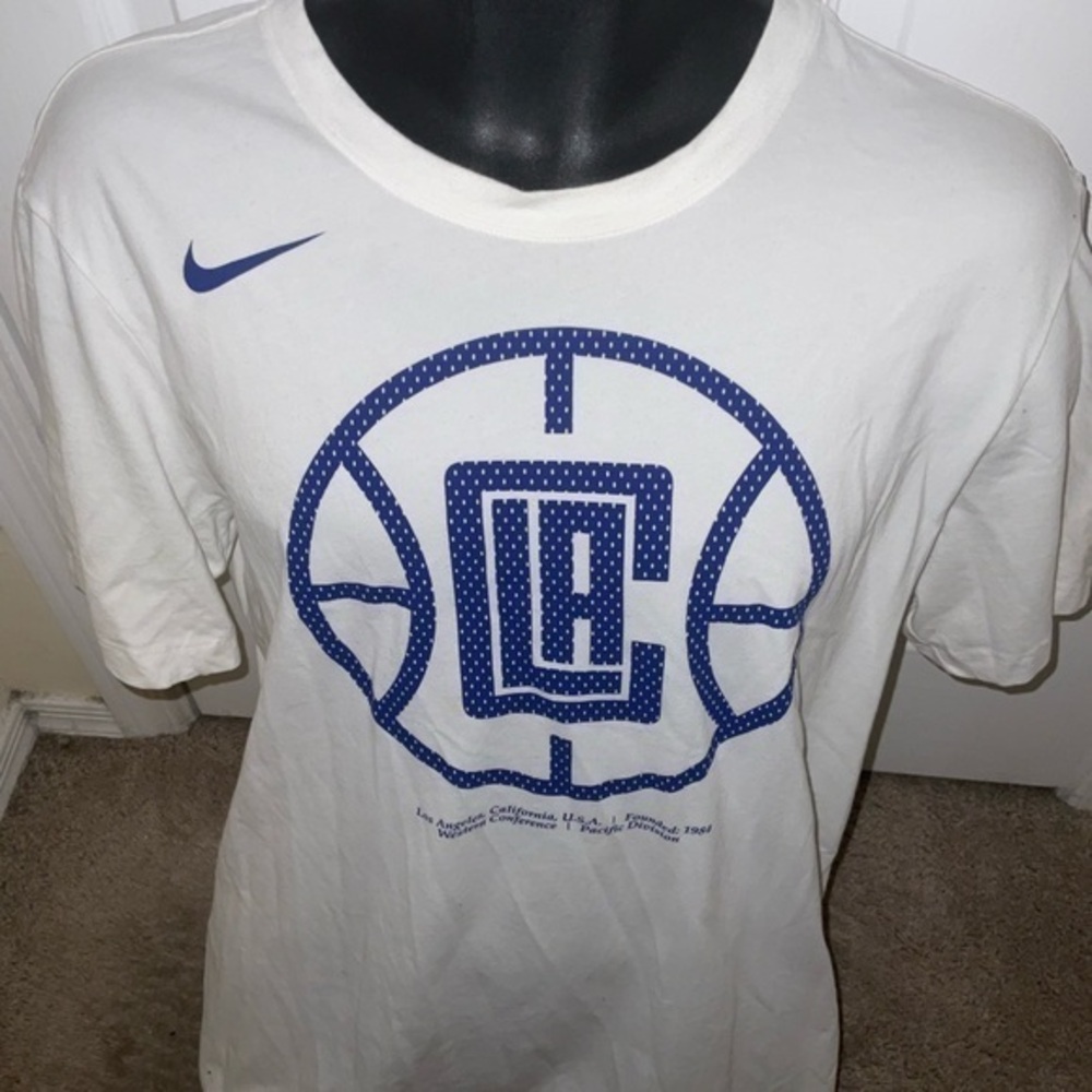 Men’s used Nike dry fit LA Clippers logo shirt size L large